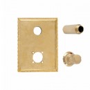 Mestre Shower system Внешняя часть для термостата с запорным вентилем с ручкой , золото