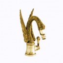 Mestre Antartica Swan Смеситель для биде на 1 отверстие , античное золото