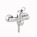 Mestre Indica Однорычажный смеситель для ванны с ручным душем с кристаллами Swarovski , хром