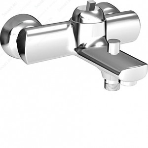 Hansa Ronda Однорычажный смеситель для ванны настенного монтажа (без ручки), хром