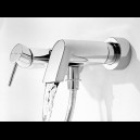 Hansa Stela смеситель для ванны настенный, излив 165мм, хром